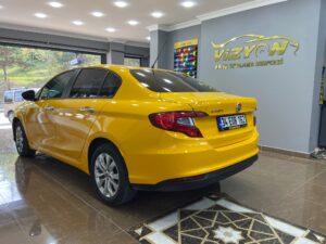 fiat egea taksi sarısı kaplama