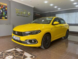 fiat egea taksi sarısı kaplama